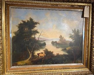 Lg. Hudson River Painting O/C