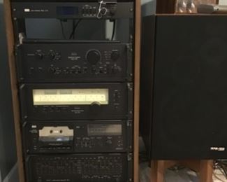 Sansui stereo Equipment and fun light