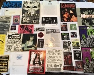 Punk rock/ Rock memorabilia . Misfits albums