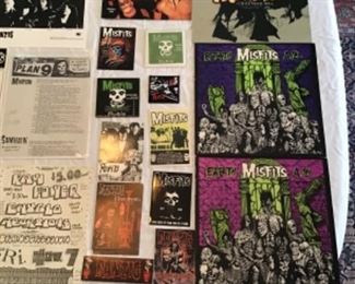 Misfits albums , Cd, tour book and decals