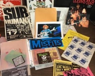 Various merchandise advertising