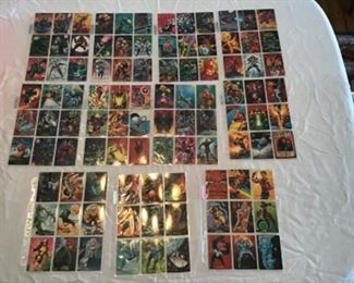 1992 Marvel Masterpiece skybox trading cards . We will be taking bids on the large collection