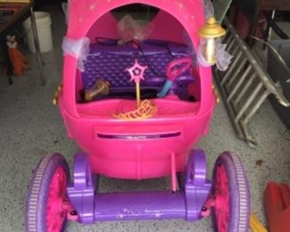 Disney princess motorized carriage