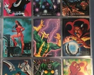 Marvel masterpieces skybox trading cards 1992