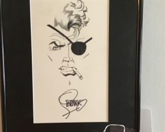Jim Steranko signed Nick fury eyepatch