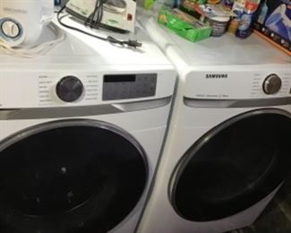 Samsung washer and dryer. Family member may purchase washer. Unfortunately I will not know till Saturday morning