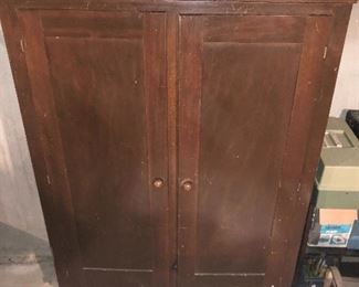 1 of 3 Taylor Bilt Furniture Antique  Cedar Wardrobe