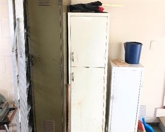 Vintage storage lockers