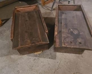 1 of 3 Vintage storage wood boxes