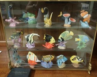 Franklin  mint  fish  display