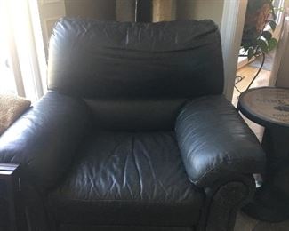 leather chair, has a matching sofa too