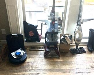 Shark - I robot, Hoover shampooer, Shark mop