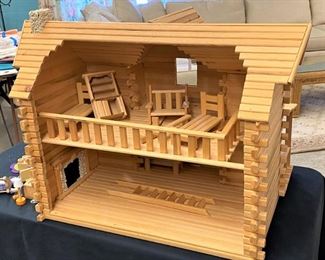 Log Cabin Doll House