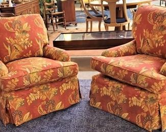 Pair Custom Made Chairs