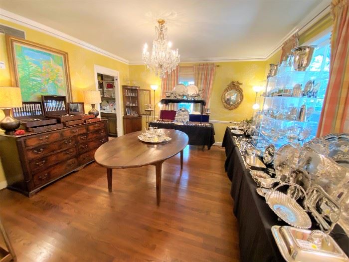 Amazing Sterling Silver, Victorian plated trays, bowls…everything!