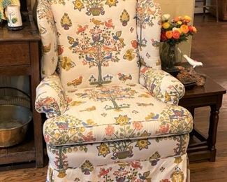 Greatest wingback chair! Look at the Wall Street Journal from 9/27/21….this is totally back in style!