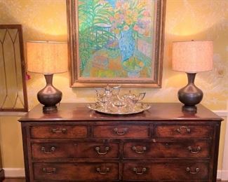 Antique English sideboard