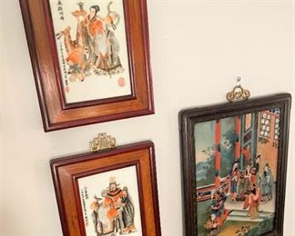 Oriental porcelain tiles