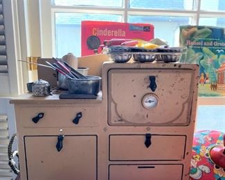 1930’s child’s toy electric oven