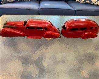 Best EVER! 1930’s Wyandotte LaSalle Toy car and trailer in very good condition.