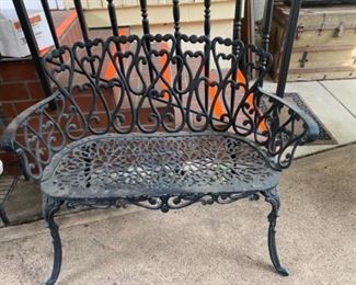 Vintage Cast iron bench