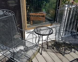 Swivel spring chairs