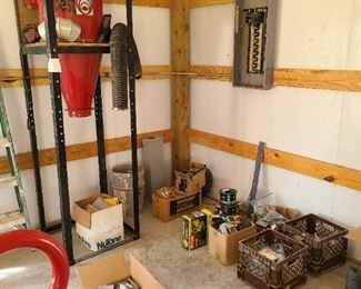 Dust collection system and electrical components. 