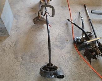 Toro multi took with weedeater and blower