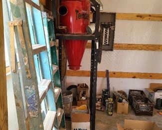 Dust collector, ladders