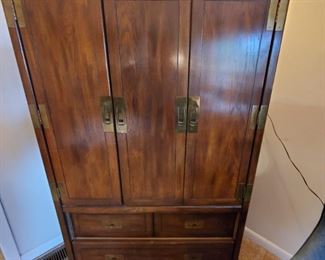 Campaign Style Armoire