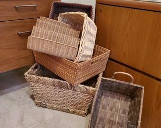 Baskets, baskets and more baskets