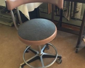 Vintage MCM dentist stool/ chair.