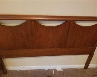 Full size midcentury head board and foot to match