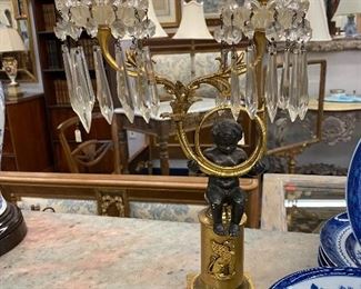 Pair of gilt bronze candlesticks