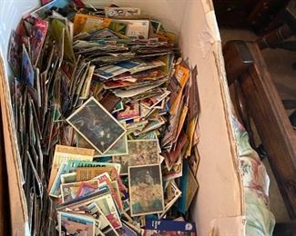 boxes of baseball cards