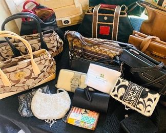 Many gorgeous designer handbags 