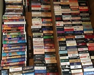 VHS, DVDs, Cassettes, LPs