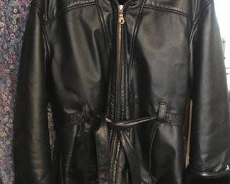 like new leather coat!