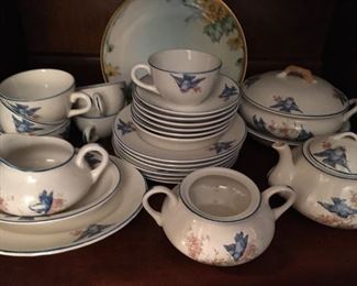 vintage bluebird china