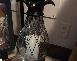 large pineapple candle holder
