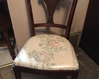 Federal style chairs & drop leaf table