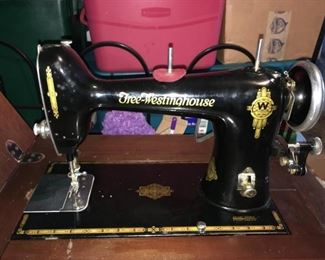 Westinghouse sewing machine & table