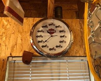 Harley Davidson wall clock