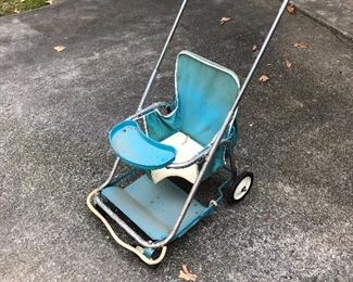 50's folding stroller