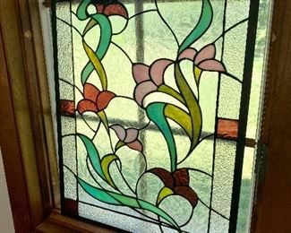 Pretty stained glass window.