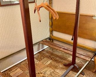 Really cool vintage clothing rack.