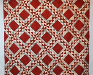 1930s PATCHWORK QUILT GEORGETOWN DESIGN