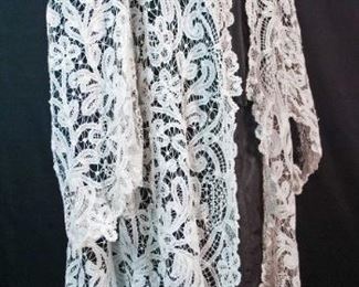 BATTENBURG LACE COAT FLARED BELL SLEEVES, 1905