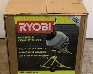 Located in: Chattanooga, TN
MFG Ryobi
Model RMX001
Power (V-A-W-P) 120V - 60Hz - 5.3A
Rating 1/2 HP
Portable Cement Mixer
Tested Works
1680-1760 RPM
**Sold As Is Where Is**