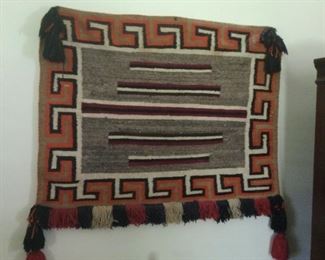 Southwest American Indian Saddle Blanket with Tasseled Fringe   $225 (Bids Accepted)